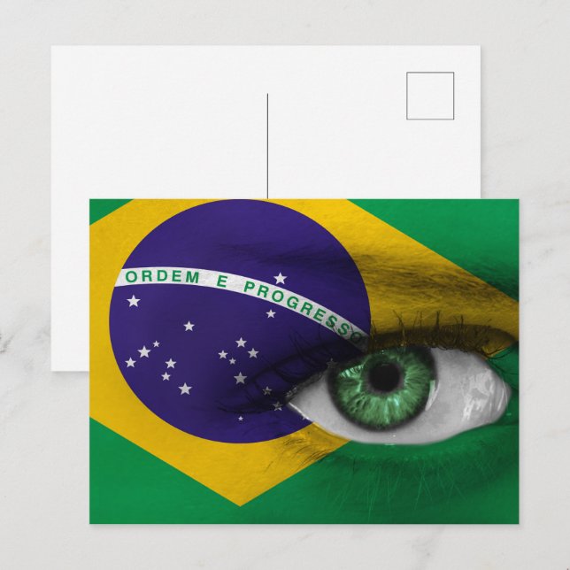 Postal Ojo de Brasil (Anverso / Reverso)