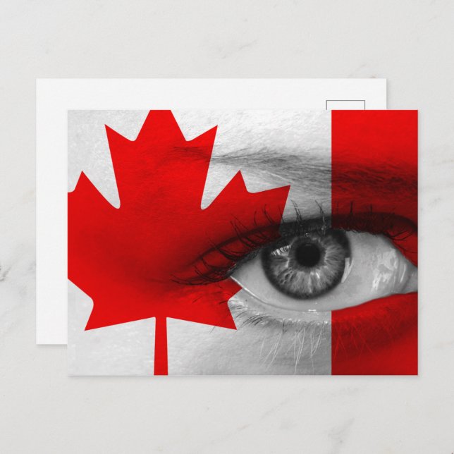 Postal Ojo de Canadá (Anverso / Reverso)