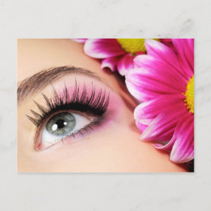 Postal Ojo de flor