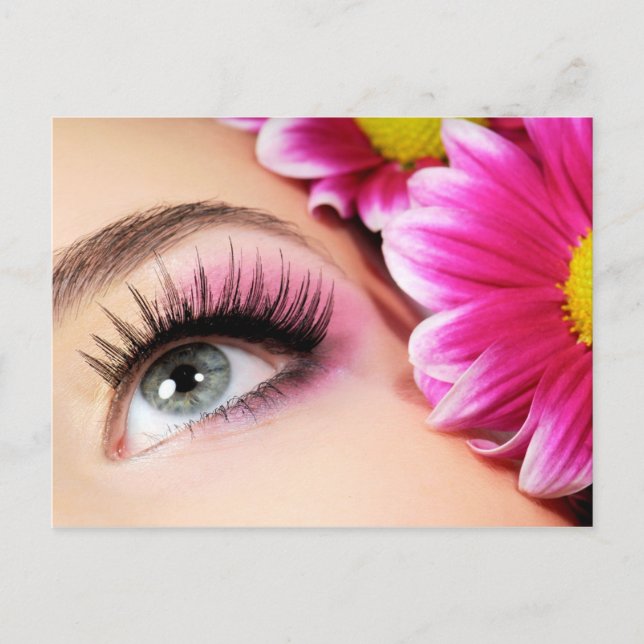 Postal Ojo de flor (Anverso)