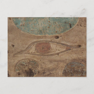 Postal Ojo de Horus Hieroglyphic en el Templo Karnak, Lux