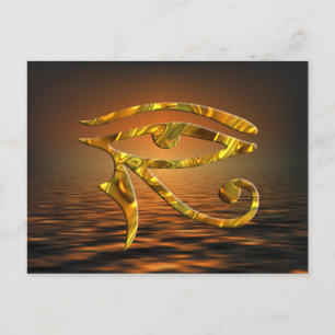 Postal Ojo De Horus - ORO