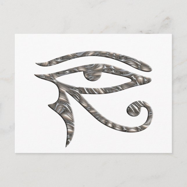 Postal Ojo De Horus - PLATA (Anverso)
