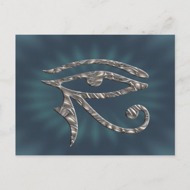 Postal Ojo De Horus - PLATA (Anverso)