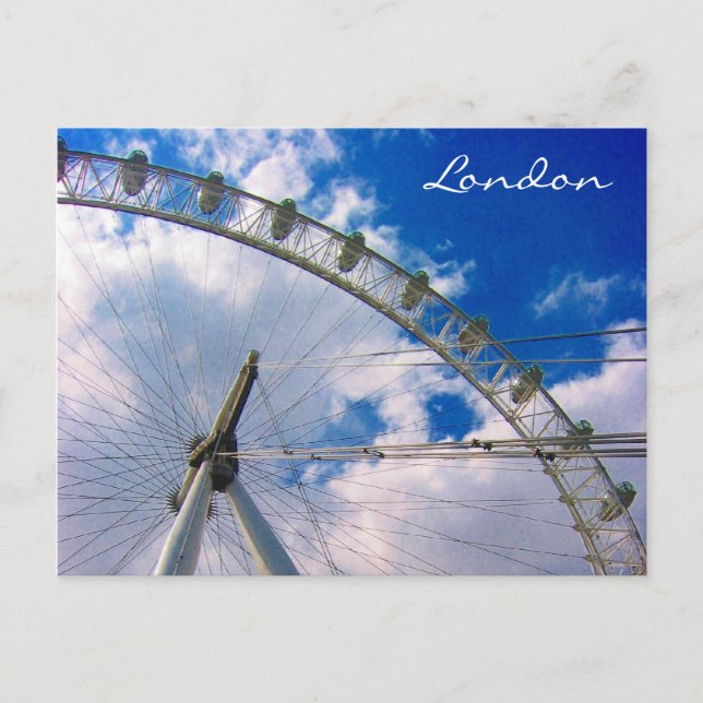 Postal ojo de londres (Anverso)