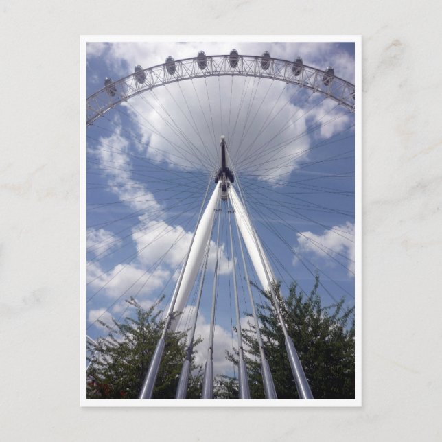 Postal ojo de londres atrás (Anverso)