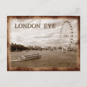 Postal Ojo de Londres (rueda del milenio)