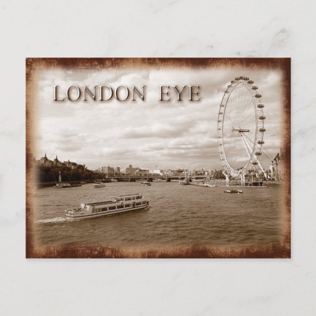 Postal Ojo de Londres (rueda del milenio) (Anverso)