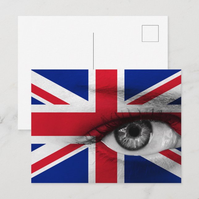 Postal Ojo del Reino Unido (Anverso / Reverso)