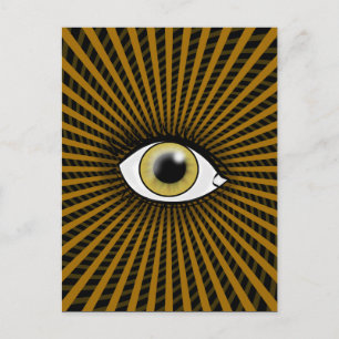 Postal Ojo Hipnótico Avellano