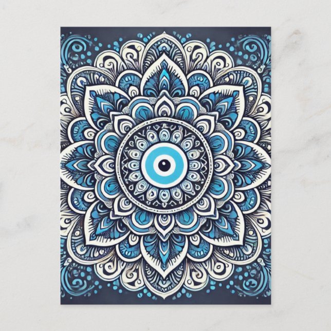 Postal Ojo malvado (Anverso)