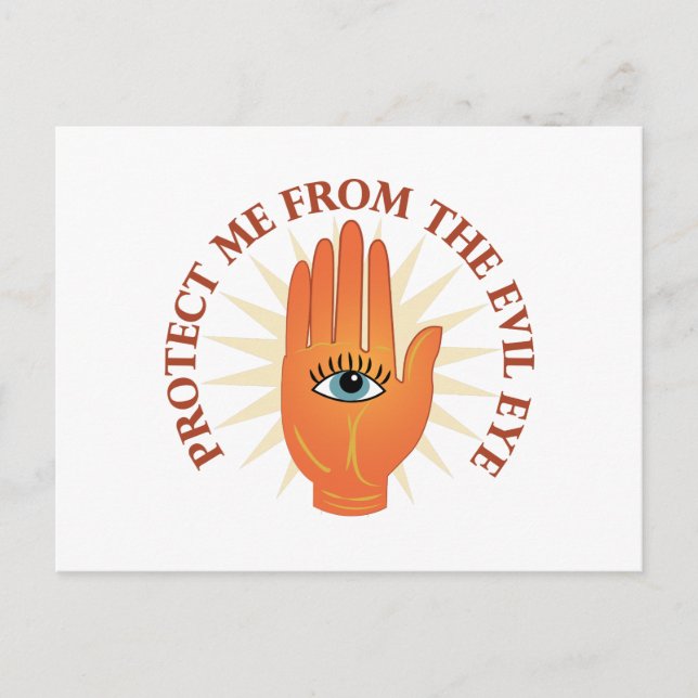 Postal Ojo malvado (Anverso)