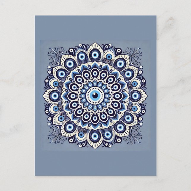 Postal Ojo malvado (Anverso)