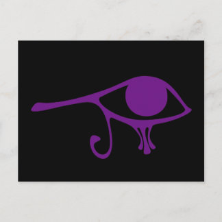 Postal Ojo Púrpura Real de Horus