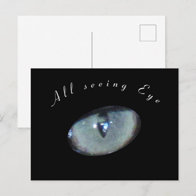 Postal - Ojo que Todo lo Ve (Anverso / Reverso)