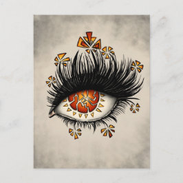 Postal Ojo raro de lava arte digital oscuro