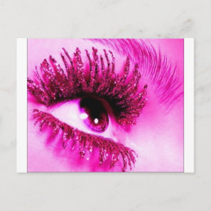 Postal Ojo rosa