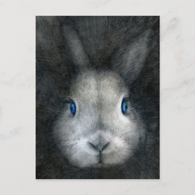 POSTAL OJOS AZULES (Anverso)