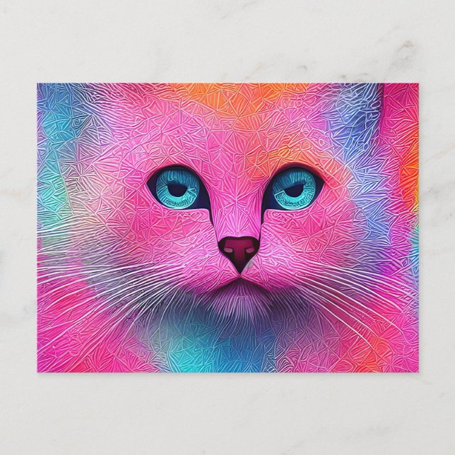 Postal Ojos azules "Pixie" (Anverso)