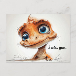 Postal Ojos curiosos