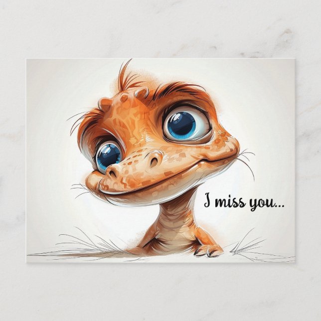 Postal Ojos curiosos (Anverso)