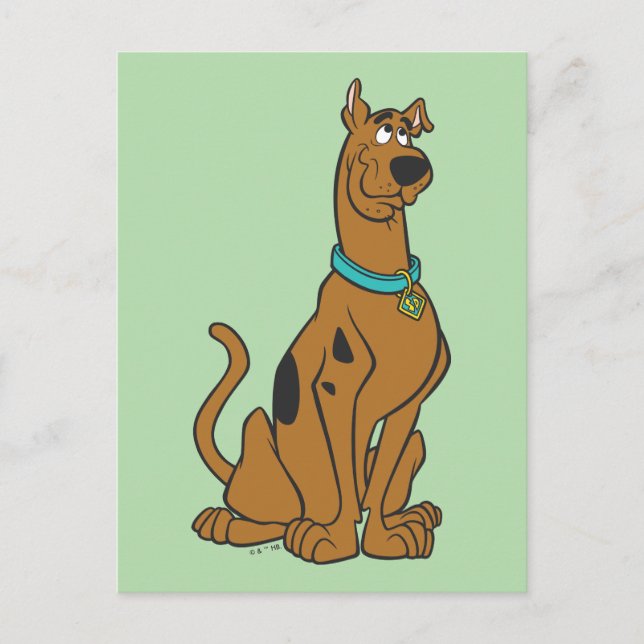 Postal Ojos de cachorro Scooby-Doo (Anverso)