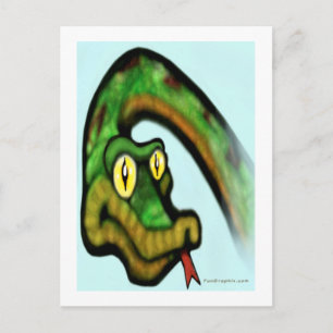 Postal Ojos de serpiente