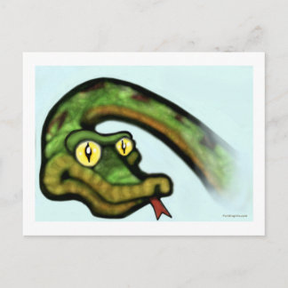 Postal Ojos de serpiente