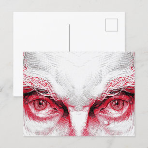 Postal Ojos del antiguo mal – Advertencia roja