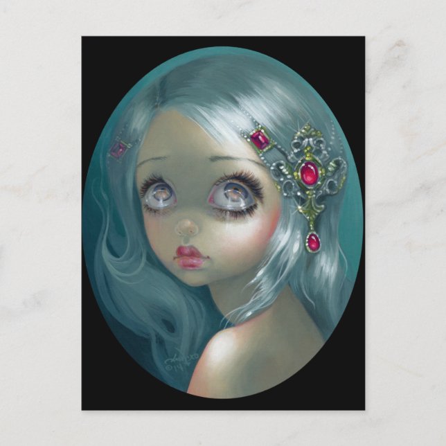 Postal "Ojos en el cielo" (Anverso)