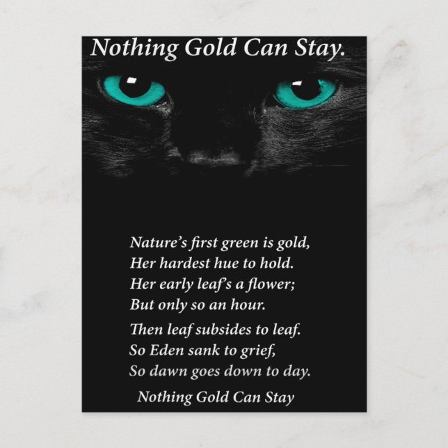 Postal Ojos fijos (Anverso)