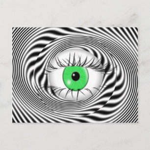 POSTAL OJOS HIPNOTÓTICOS - HIPNOTISTA
