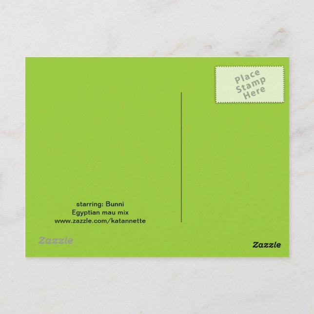 Postal ojos tristes Postcard (Reverso)