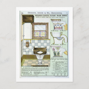 Postal Okeanos Closets from a catalogue of sanitary wares