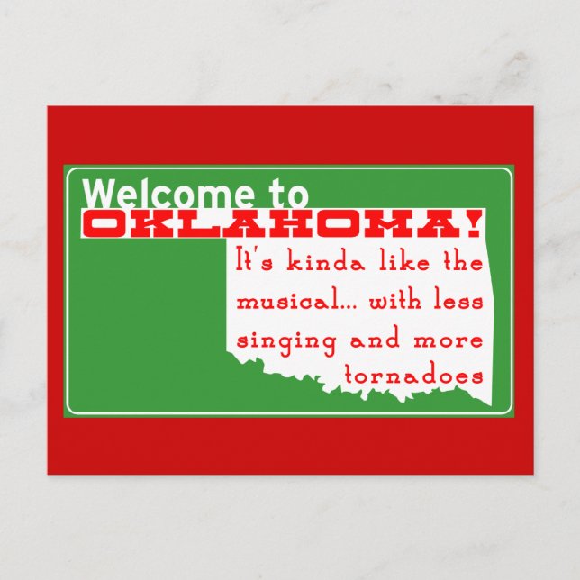 Postal Oklahoma (Anverso)