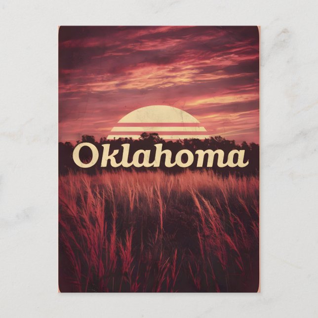 Postal Oklahoma (Anverso)
