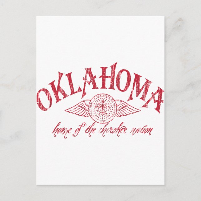 Postal Oklahoma (Anverso)