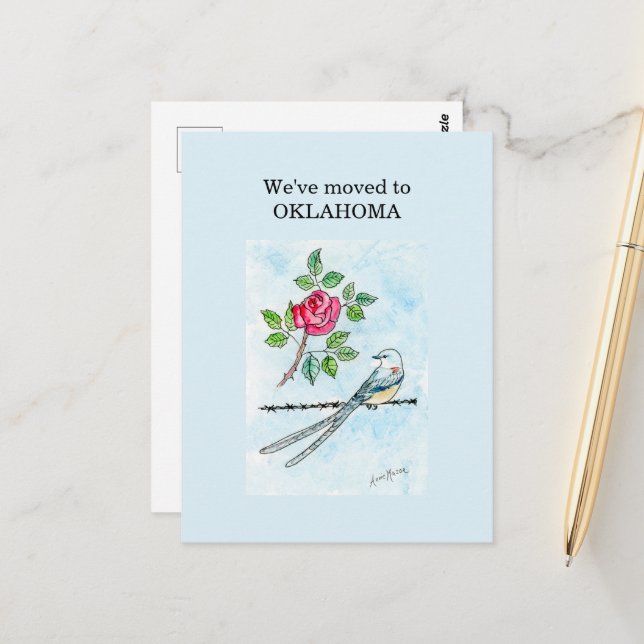 Postal Oklahoma (Anverso/Reverso In Situ)