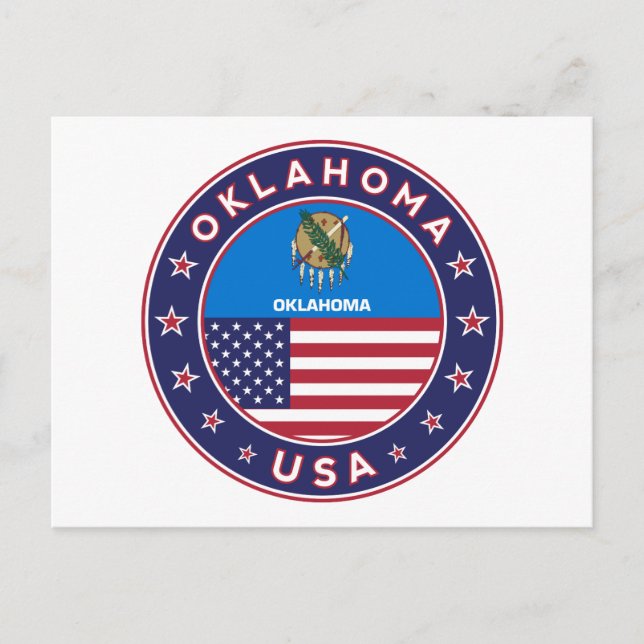 Postal Oklahoma (Anverso)