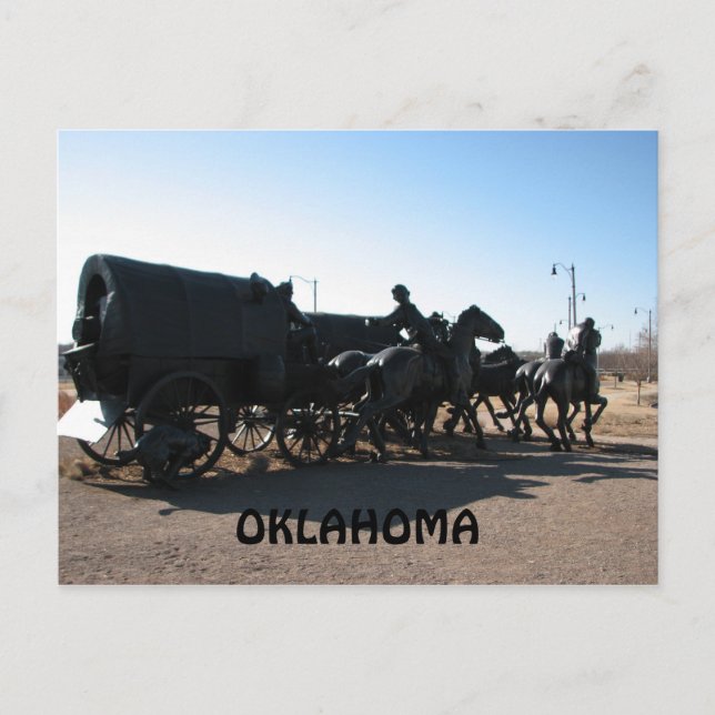 POSTAL OKLAHOMA (Anverso)