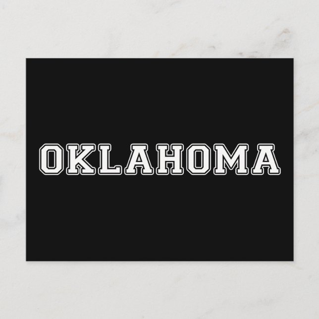 Postal Oklahoma (Anverso)