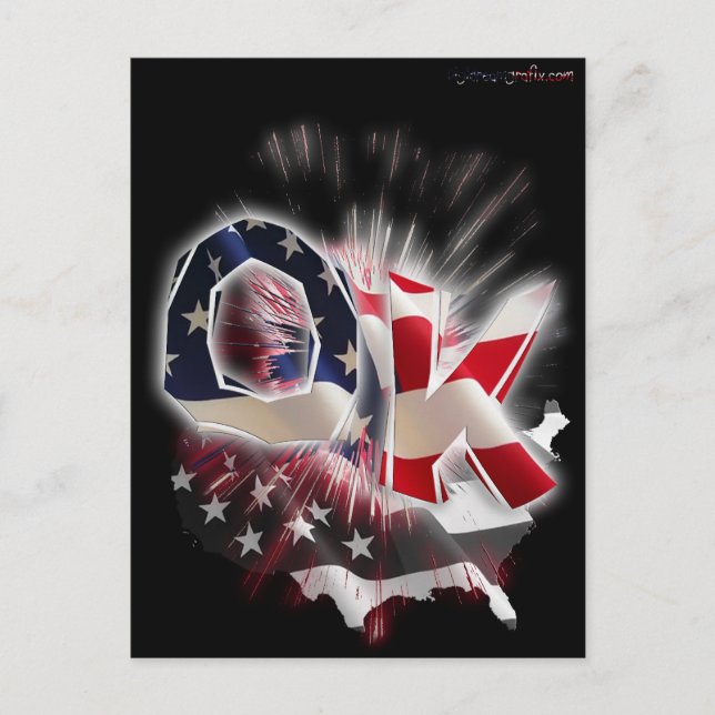 POSTAL OKLAHOMA (Anverso)