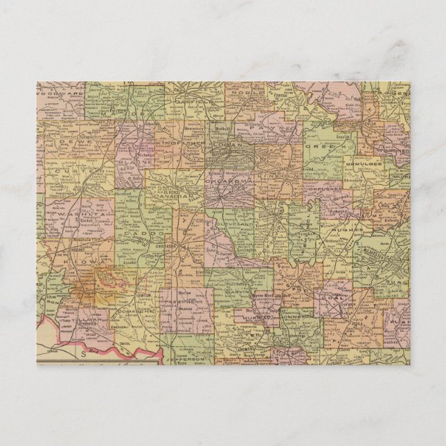 Postal Oklahoma (Anverso)