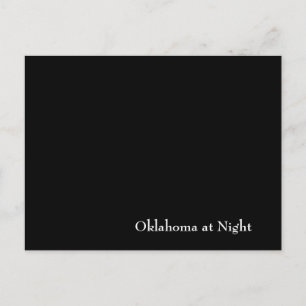 Postal Oklahoma de noche