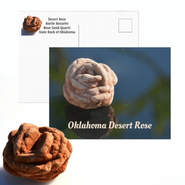 Postal Oklahoma Desert Rose Roca Estatal Fotográfica (Subido por el creador)