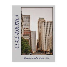 Oklahoma, en el centro de Tulsa, la avenida Boston