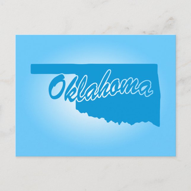 Postal Oklahoma estatal (Anverso)