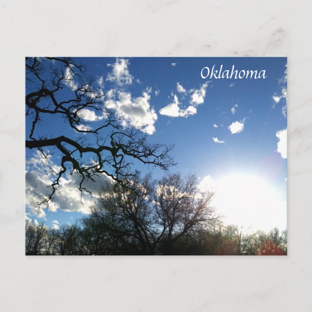 Postal Oklahoma Postcard Blue Skies 1 (Anverso)
