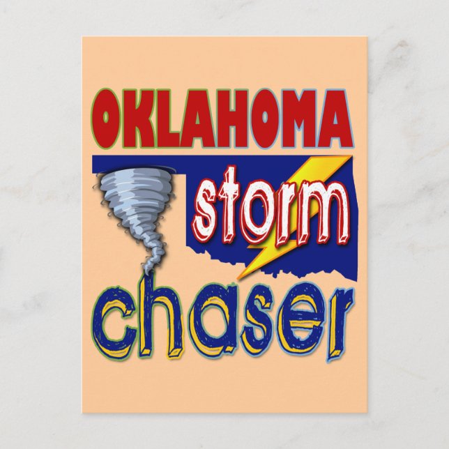 Postal Oklahoma Storm Chaser (Anverso)