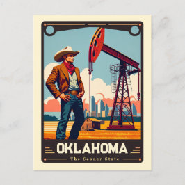Postal Oklahoma | Vintage patriótico